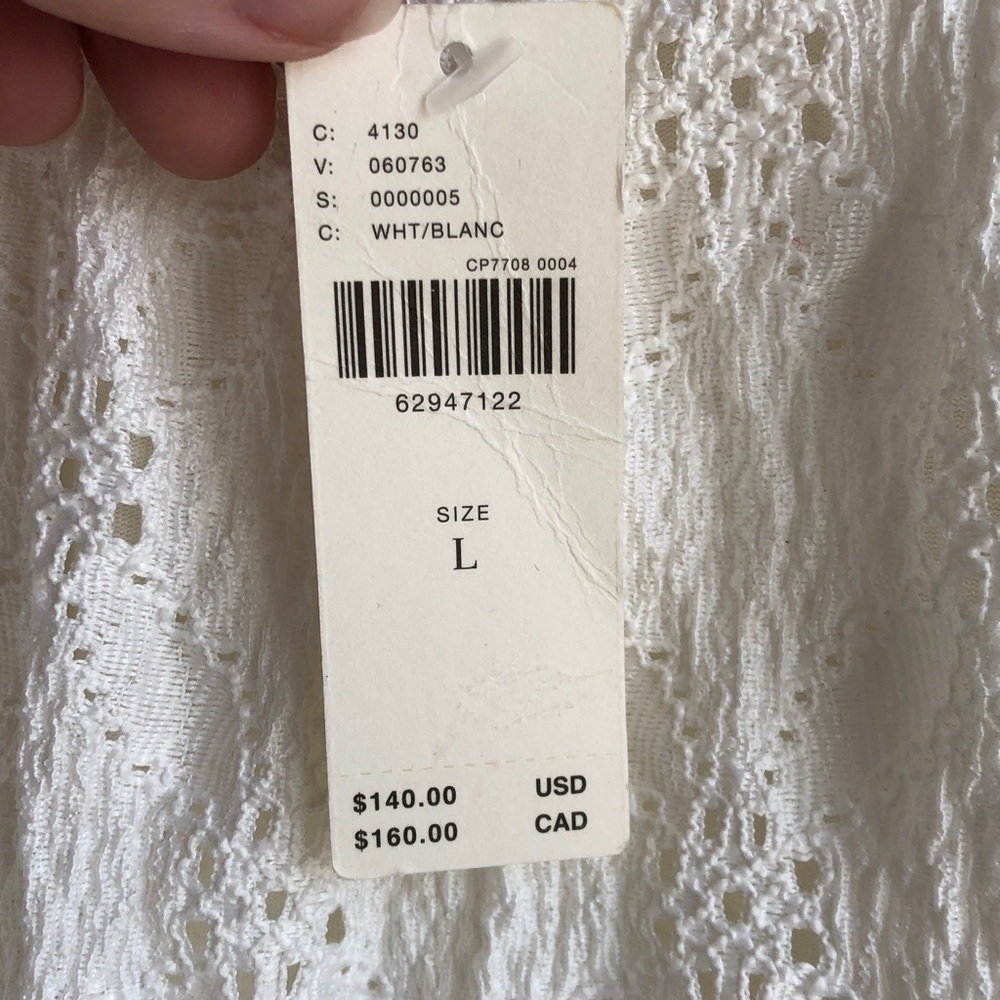 Maeve Anthropologie White Eyelet Puff-Sleeve Square-Neck Dress - Picture 10 of 14